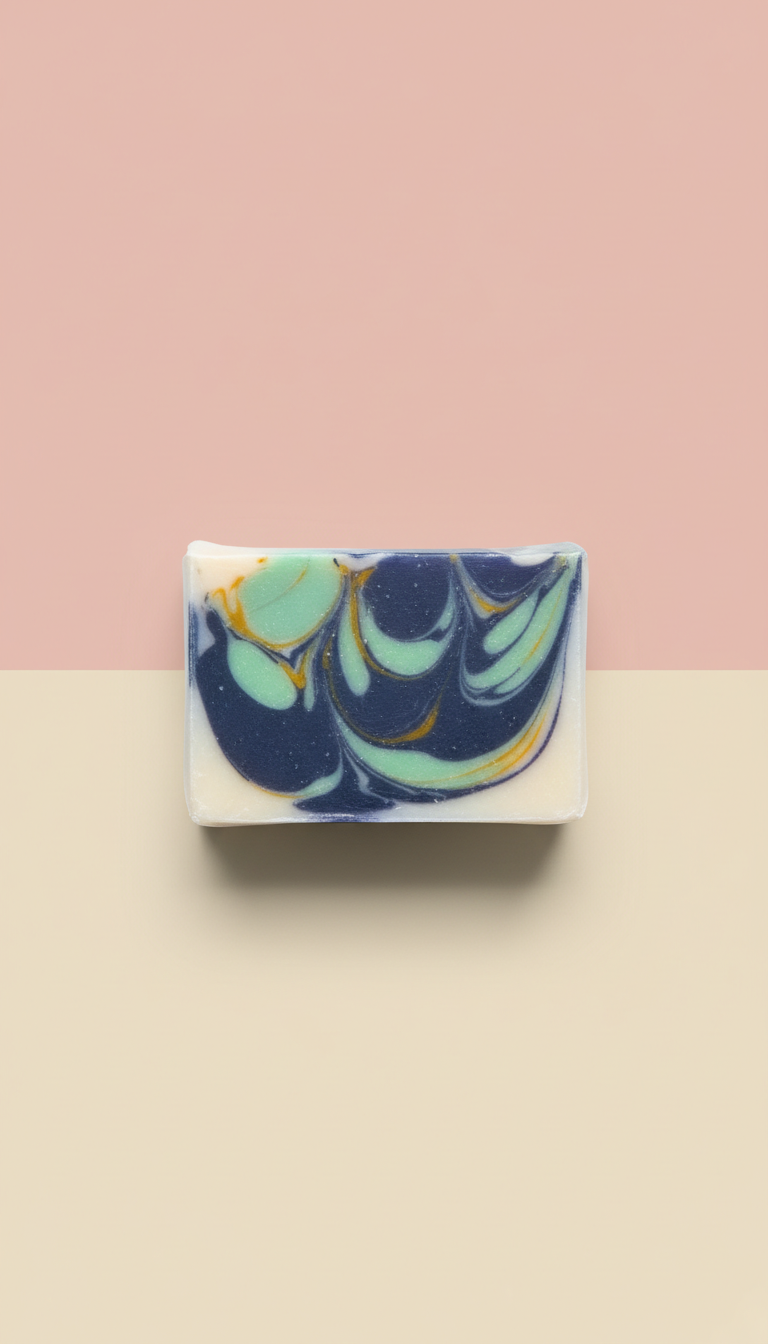 Indigo Ink & Mint Leaf Eucalyptus Bar