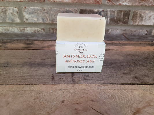 Goats Milk, Oats, and Honey Soap